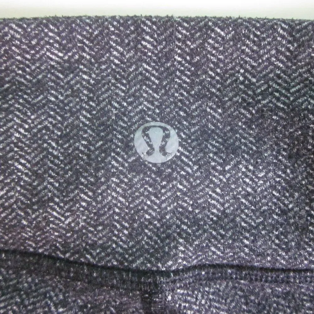Lululemon Womens Size 2 Long Herringbone Wunder Under Long High Rise Tights